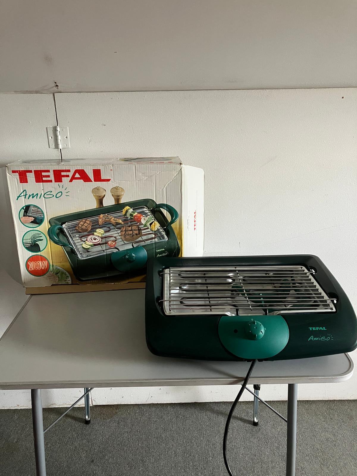 Tefal tafelbarbecue, Ophalen, Gebruikt