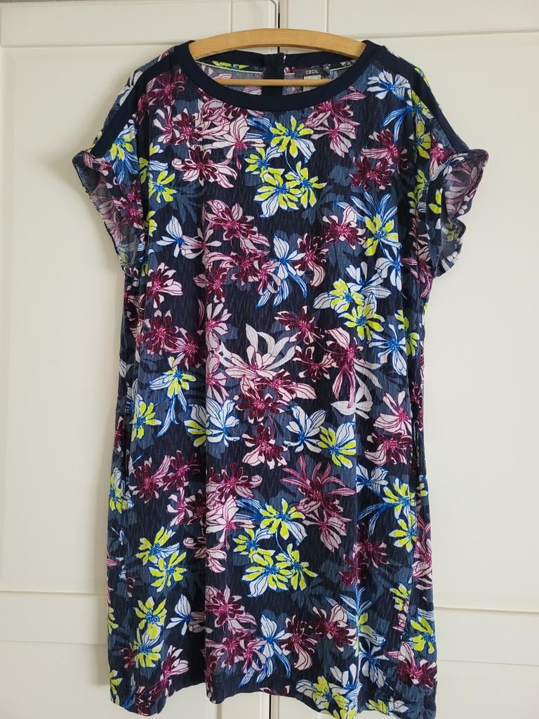 Cecil jurkje XL, Kleding | Dames, Blauw, Maat 42/44 (L), Ophalen of Verzenden, Zo goed als nieuw