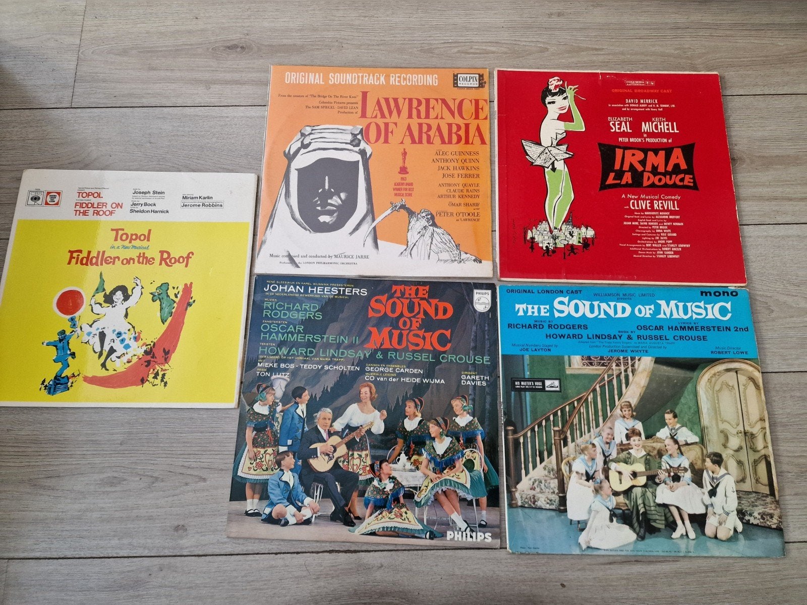 5x Soundtrack LP's: Filmklassiekers op Vinyl, Cd's en Dvd's, Vinyl | Filmmuziek en Soundtracks, LP, Film en Theater, Gebruikt