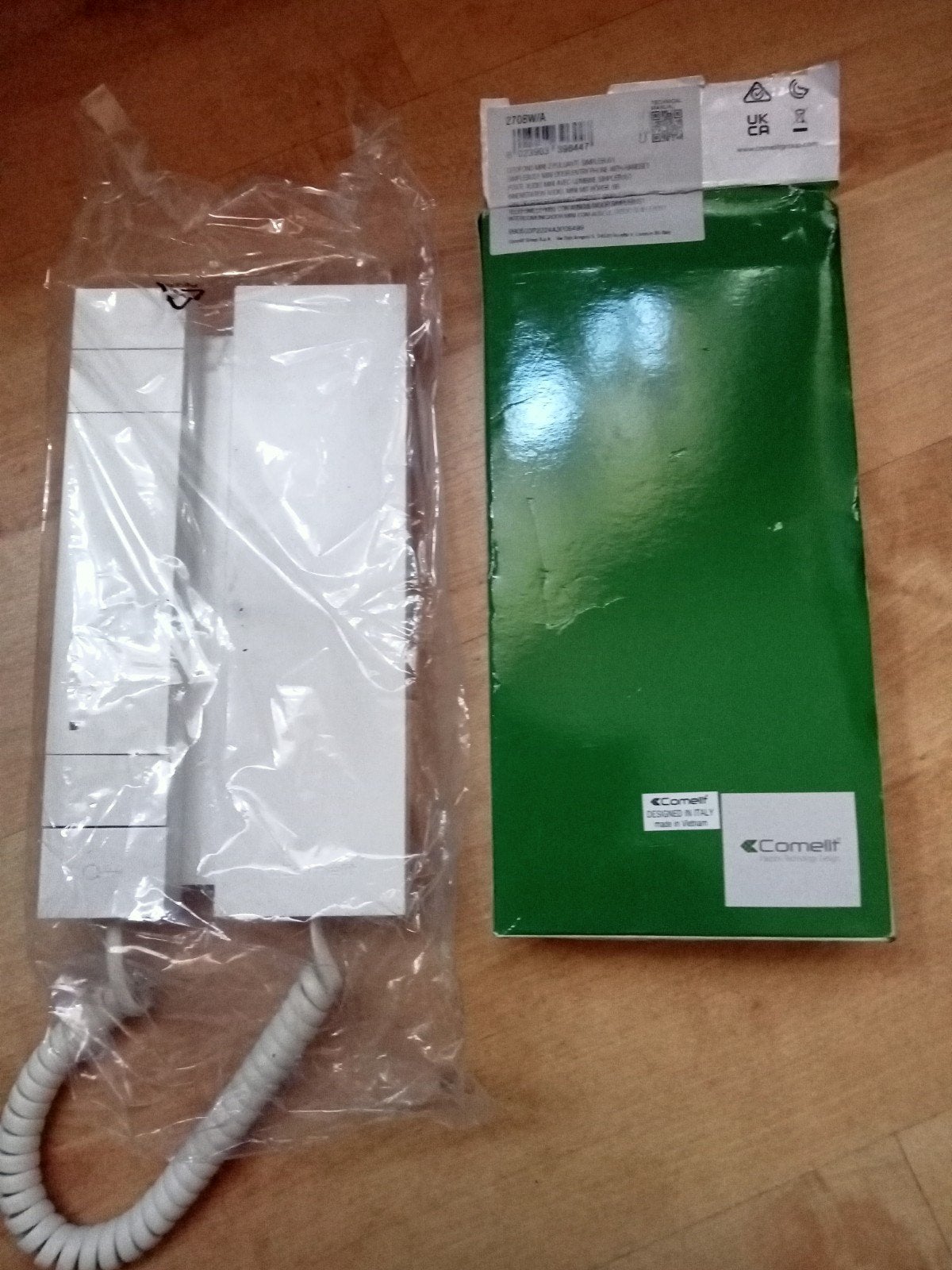 Nieuwe Comelit 2708W/A intercom handset, Ophalen of Verzenden, Nieuw, 1 handset