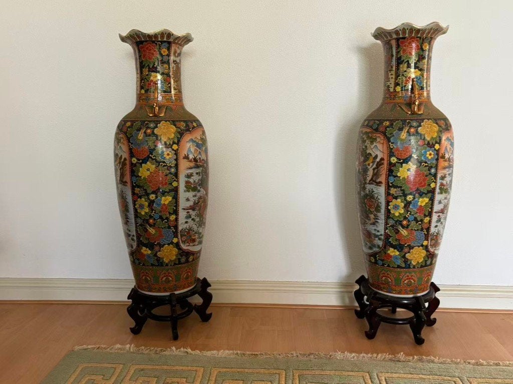 Chinese Vaas (90 cm) (ook als duo beschikbaar), Ophalen