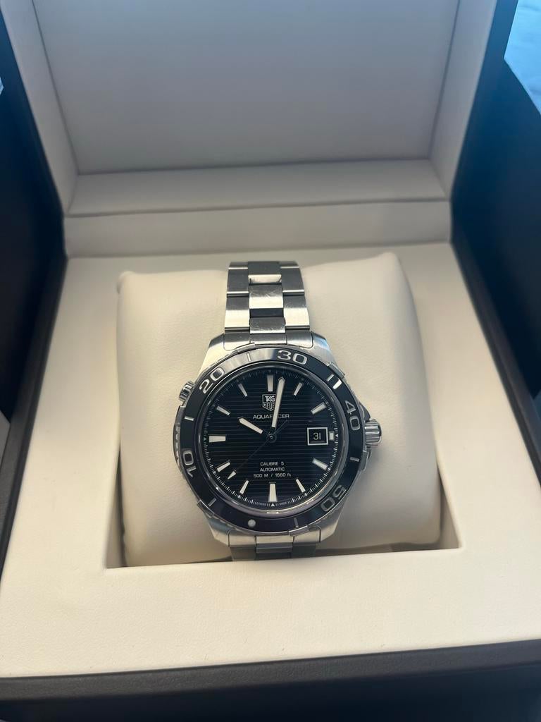 TAG Heuer Aquaracer 500M WAK2110 Herenhorloge, Sieraden, Tassen en Uiterlijk, Horloges | Heren, Staal, Polshorloge, Ophalen of Verzenden