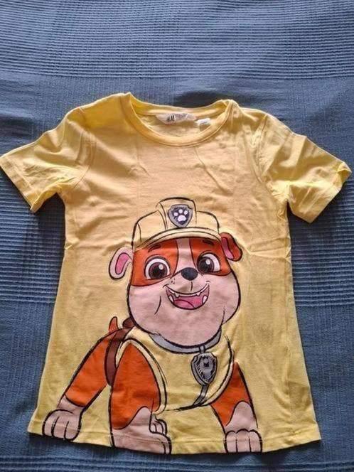 Shirtje paw patrol rubble Shirtje merk H&M maat 122/128, Kinderen en Baby's, Kinderkleding | Maat 122, Ophalen of Verzenden, Nieuw