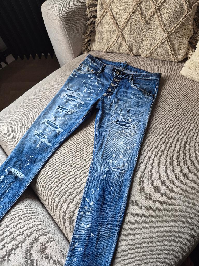 Dsquared jeans mt.48, Kleding | Heren, Dsquared2, Blauw, W32 (confectie 46) of kleiner, Ophalen of Verzenden