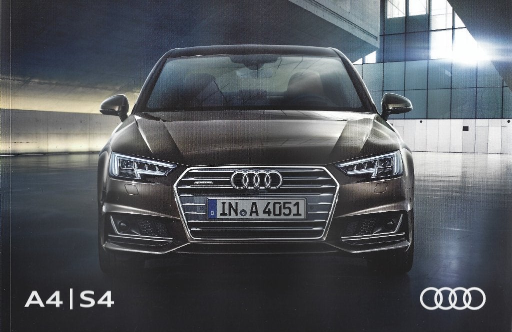 Brochure Audi A4 en S4 2016, Ophalen of Verzenden, Gelezen, Audi