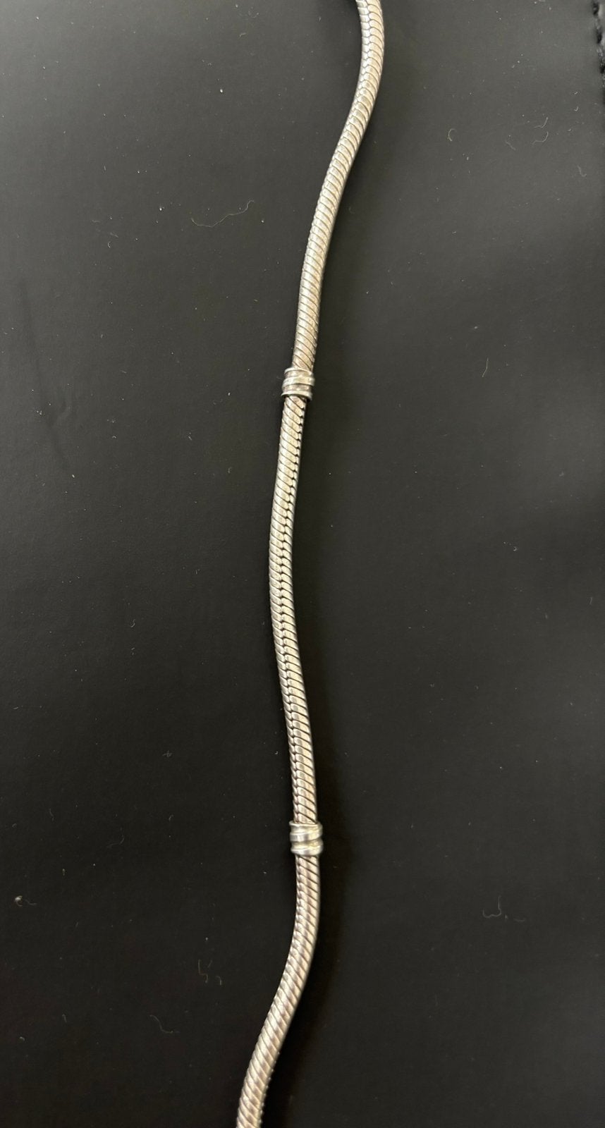 Pandora Armband zilver 20 cm, Sieraden, Tassen en Uiterlijk, Armbanden, Ophalen of Verzenden, Zo goed als nieuw, Met bedels of kralen