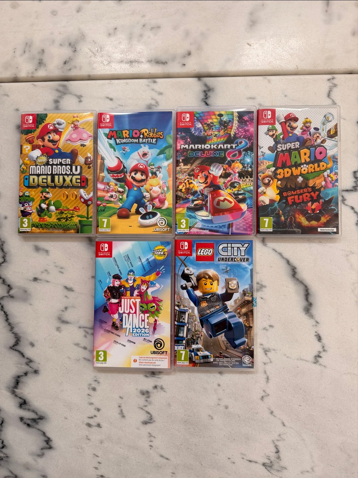 Nintendo Switch Games: Mario, Just Dance, LEGO City, Spelcomputers en Games, Games | Nintendo Switch, Overige genres, Eén computer
