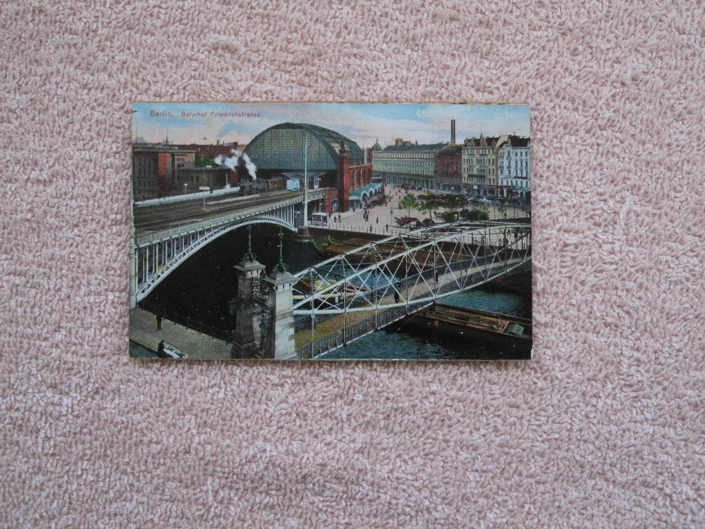 Berlijn / Berlin, Bahnhof Friedrichstrasse / Stoom trein, Ophalen of Verzenden, Voor 1920, Ongelopen, Duitsland