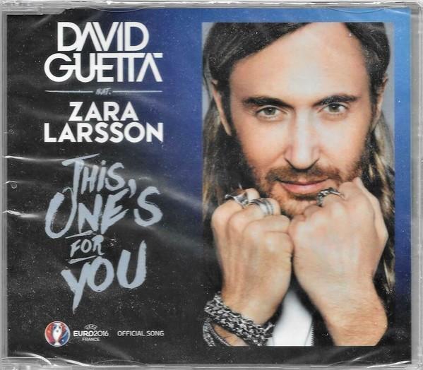 DAVID GUETTA CD SINGLE THIS ONE'S FOR YOU+ZARA LARSSON promo, Ophalen of Verzenden, Zo goed als nieuw, Pop