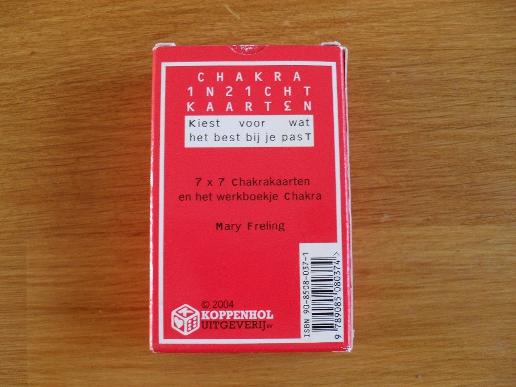 Chakra inzichtkaarten, Boeken, Gelezen, Spiritualiteit algemeen, Overige typen, Ophalen of Verzenden