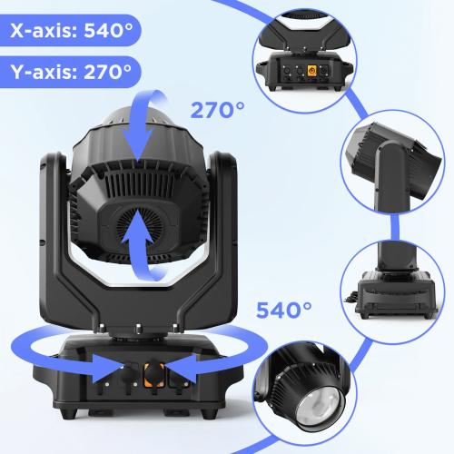 DJLicht 250W beam Movinghead waterdicht met 17 gobos, Geluidgestuurd, ., Nieuw, Ophalen of Verzenden
