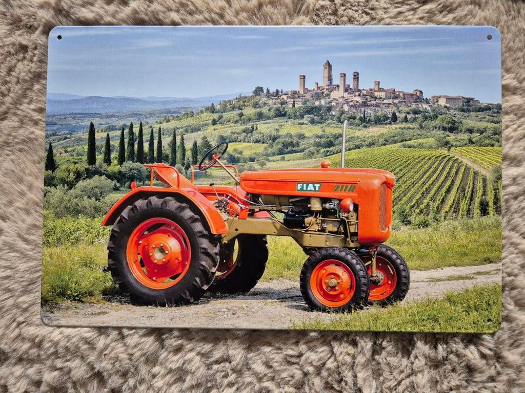 Fiat 211R reclamebord, Ophalen of Verzenden, Nieuw, Reclamebord