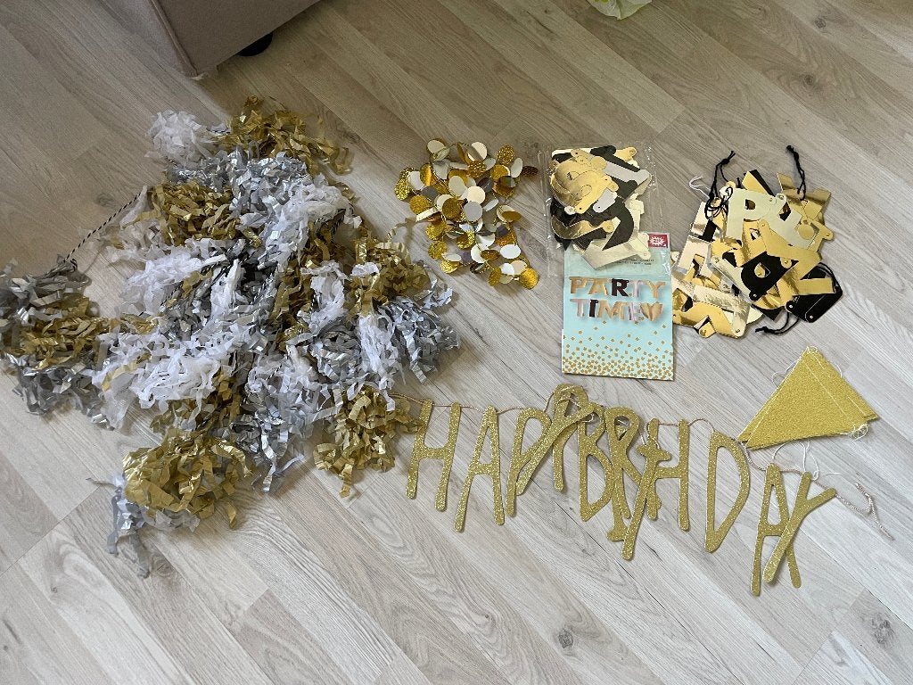 versiering verjaardag, Ophalen of Verzenden, Zo goed als nieuw, Versiering, Verjaardag