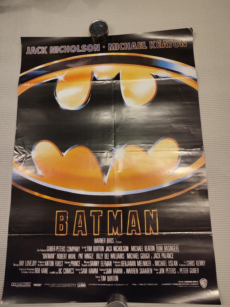 BATMAN orginele filmposter bioscoop., Ophalen of Verzenden, Zo goed als nieuw