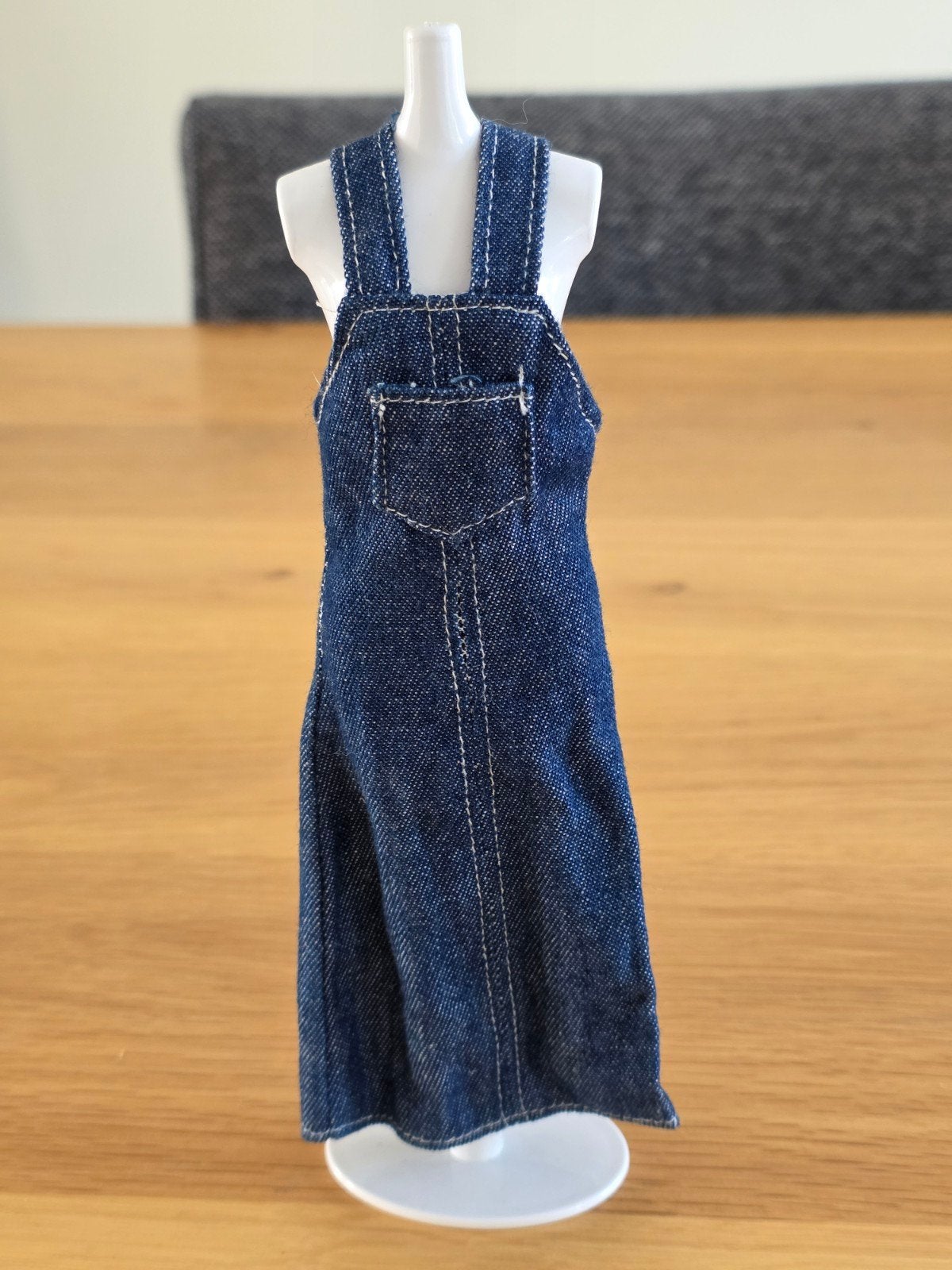 Barbie denim lange jurk, Ophalen of Verzenden, Gebruikt, Kleertjes