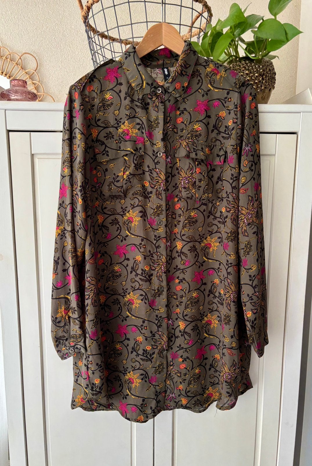 Eksept blouse tuniek maat xl, Ophalen of Verzenden, Zo goed als nieuw, Maat 42/44 (L), Groen