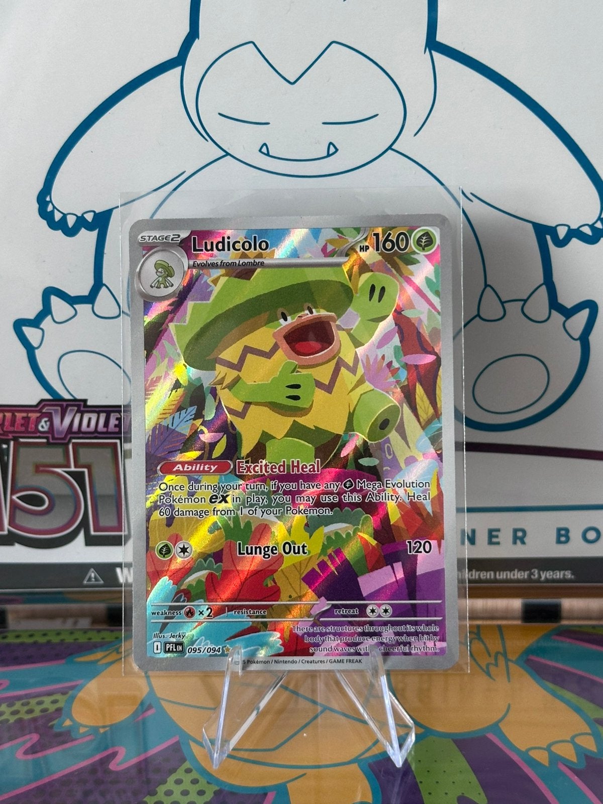 Ludicolo (095/094) - Phantasmal Flames, Hobby en Vrije tijd, Verzamelkaartspellen | Pokémon, Ophalen of Verzenden, Nieuw, Losse kaart