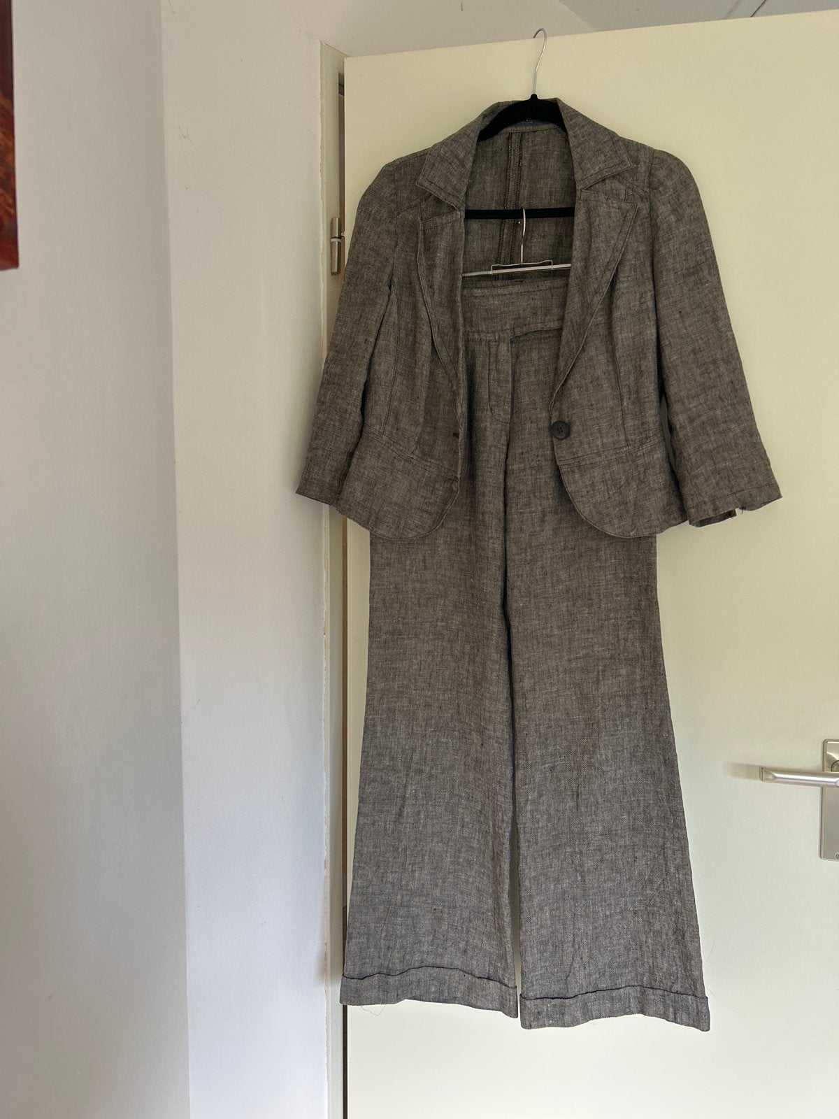 Styles by Steps Linnen Kostuum/Pak - Jasje en Broek, Kleding | Dames, Kostuum of Pak, Ophalen of Verzenden, Zo goed als nieuw