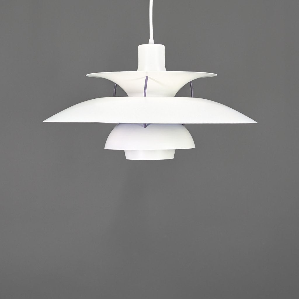 Louis Poulsen PH 5 lamp: iconisch design Poul Henningsen, Huis en Inrichting, Lampen | Hanglampen, Ophalen of Verzenden, Zo goed als nieuw