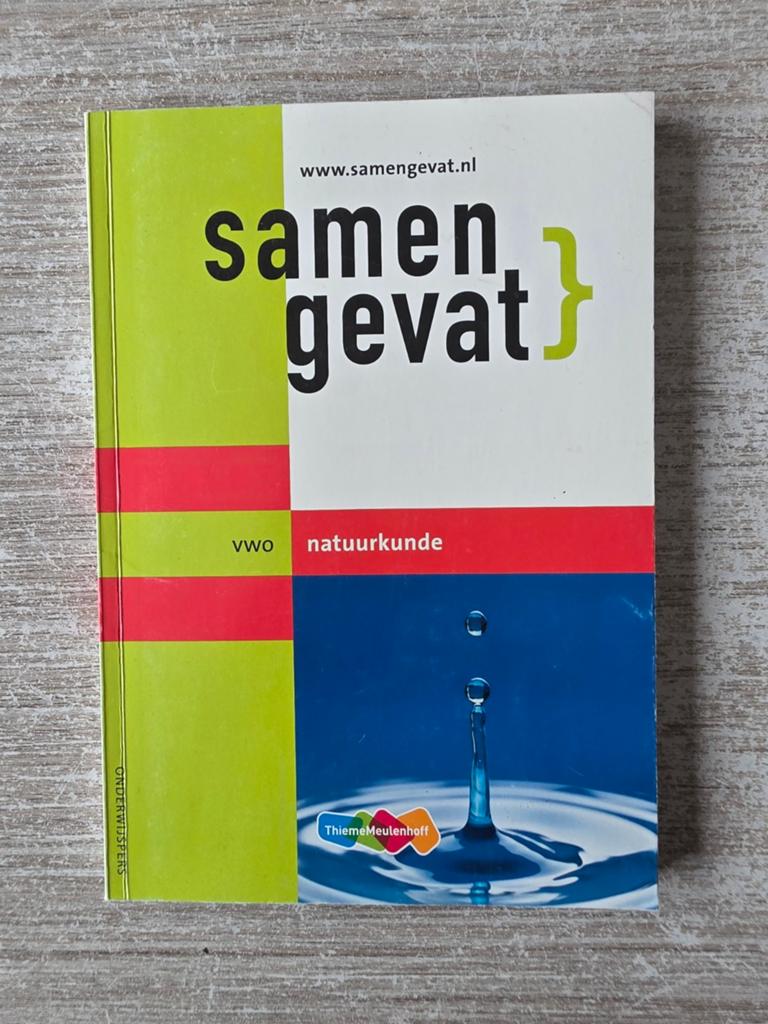 Samengevat Natuurkunde VWO - Thiememeulenhoff, Ophalen of Verzenden, Gelezen, VWO, Natuurkunde