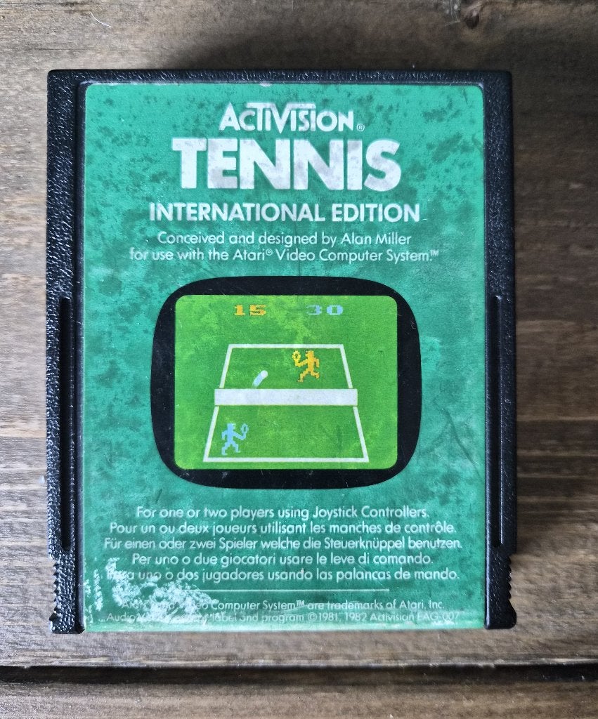 Tennis / atari 2600 game / werkend, Spelcomputers en Games, Gebruikt, 1 speler, Ophalen of Verzenden, Vanaf 7 jaar