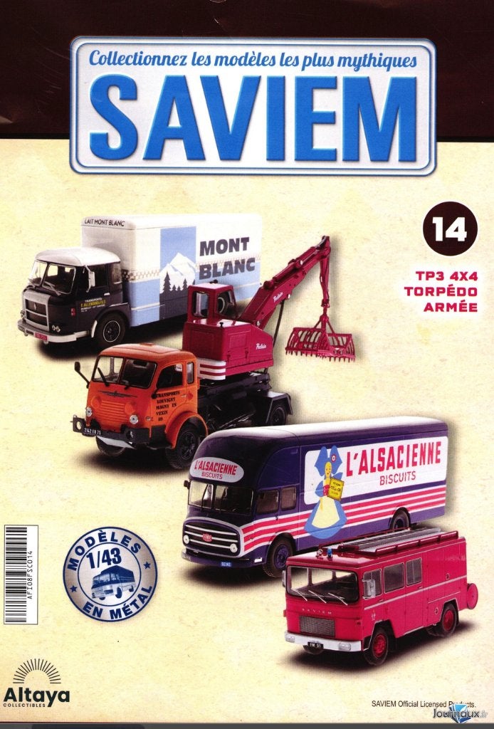 Saviem TP3 4x4 Torpedo leger '70 1/43 serie Saviem ALTAYA 14, Verzenden, Nieuw, Bus of Vrachtwagen, Overige merken