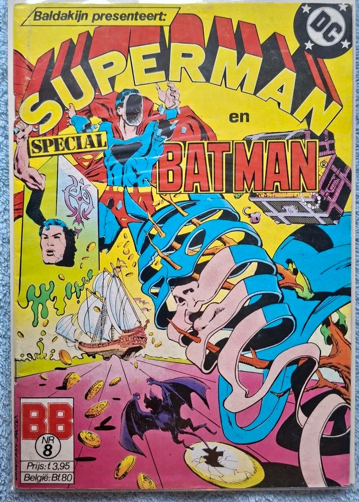 SUPERMAN EN BATMAN SPECIAL #8. BALDAKIJN. 1986., Meerdere comics, Ophalen of Verzenden, Zo goed als nieuw, Europa
