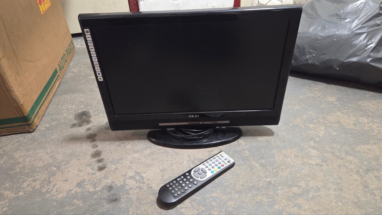Akai ALD1914HT HD 19 inch LCD TV met ingebouwde DVD-speler, Audio, Tv en Foto, Gebruikt, 40 tot 60 cm, Ophalen, Overige merken
