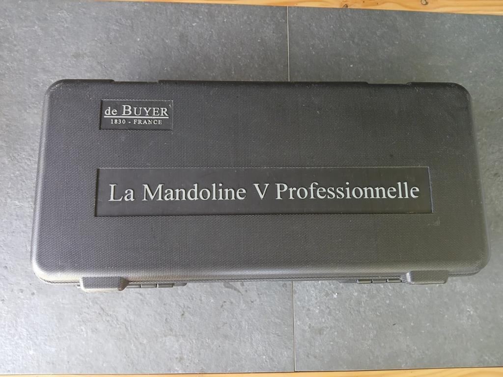 Buyer La Mandoline V Proffesionnelle RVS in koffer, Ophalen of Verzenden