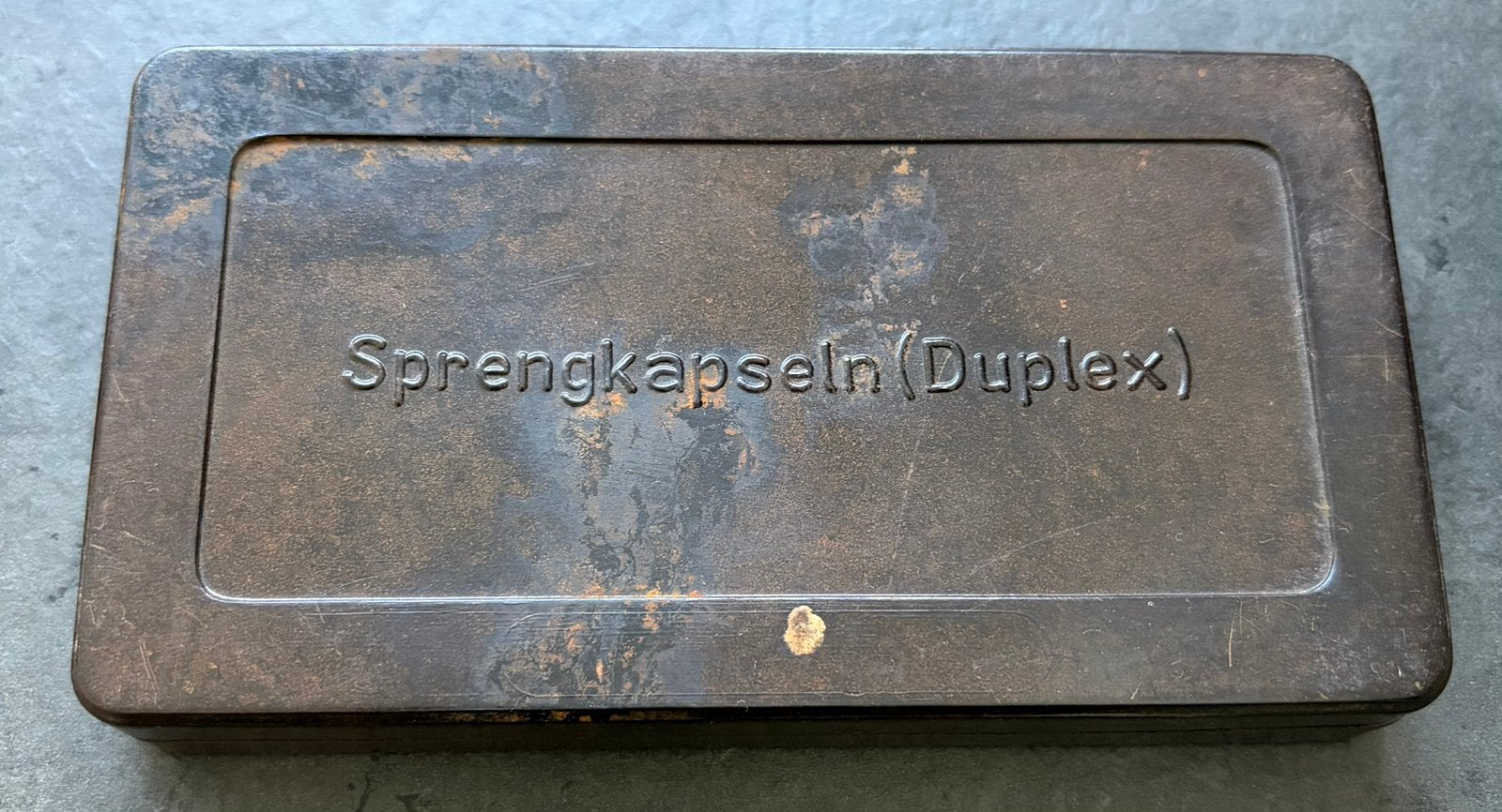 Duits bakelieten Sprengkapseln (Duplex) doosje 1940, Ophalen of Verzenden, Duitsland