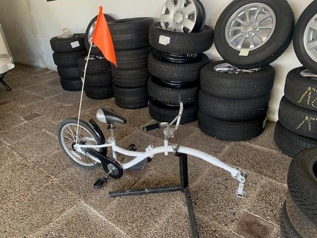 Aanhangfiets, Fietsen en Brommers, Fietsaccessoires | Aanhangers en Karren, Ophalen, Zo goed als nieuw, Aanhangfiets, Minder dan 20 kg