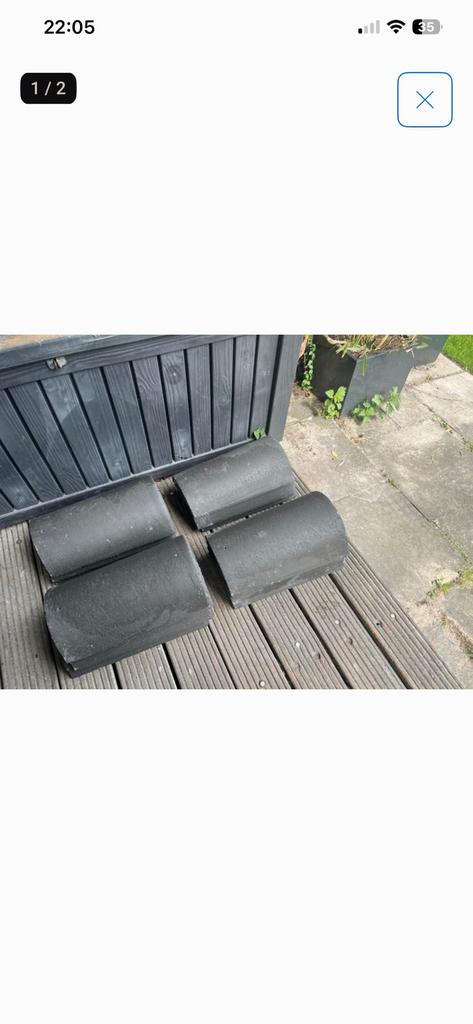 Monier dakpannen gebruikt, Doe-het-zelf en Verbouw, Dakpannen en Dakbedekking, Ophalen, Steen of Klei, 15 m² of meer, Dakpannen