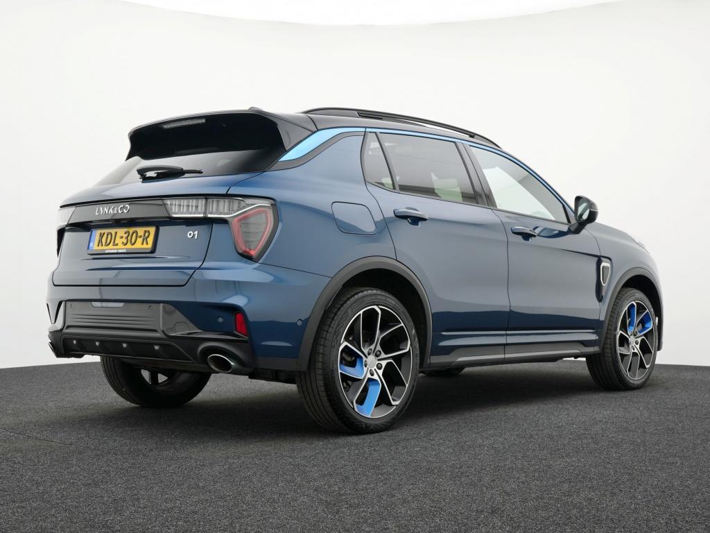 Lynk & Co 01 1.5 | Panoramadak | Slechts 13.662 km!, Stof, Blauw, Plug-in hybride, Bedrijf