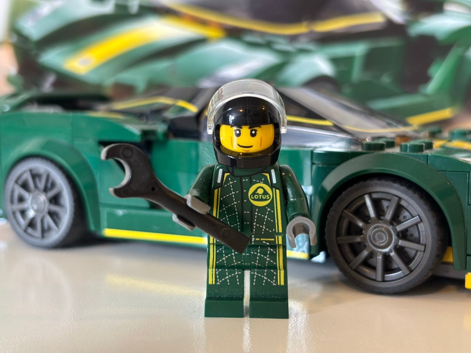 LEGO Speed Champions 76907 Lotus Evija met minifiguur, Ophalen of Verzenden, Zo goed als nieuw, Overige merken