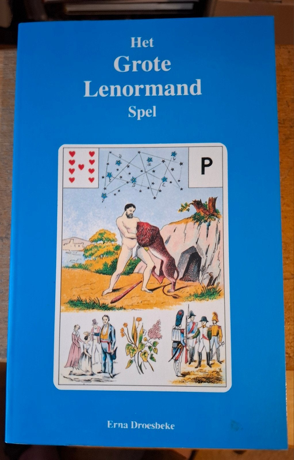 Lenormand kaarten met boek 'Het Grote Lenormand Spel', Een of twee spelers, Verzenden, Gebruikt, Carta Mundi / Erna Droesbeke