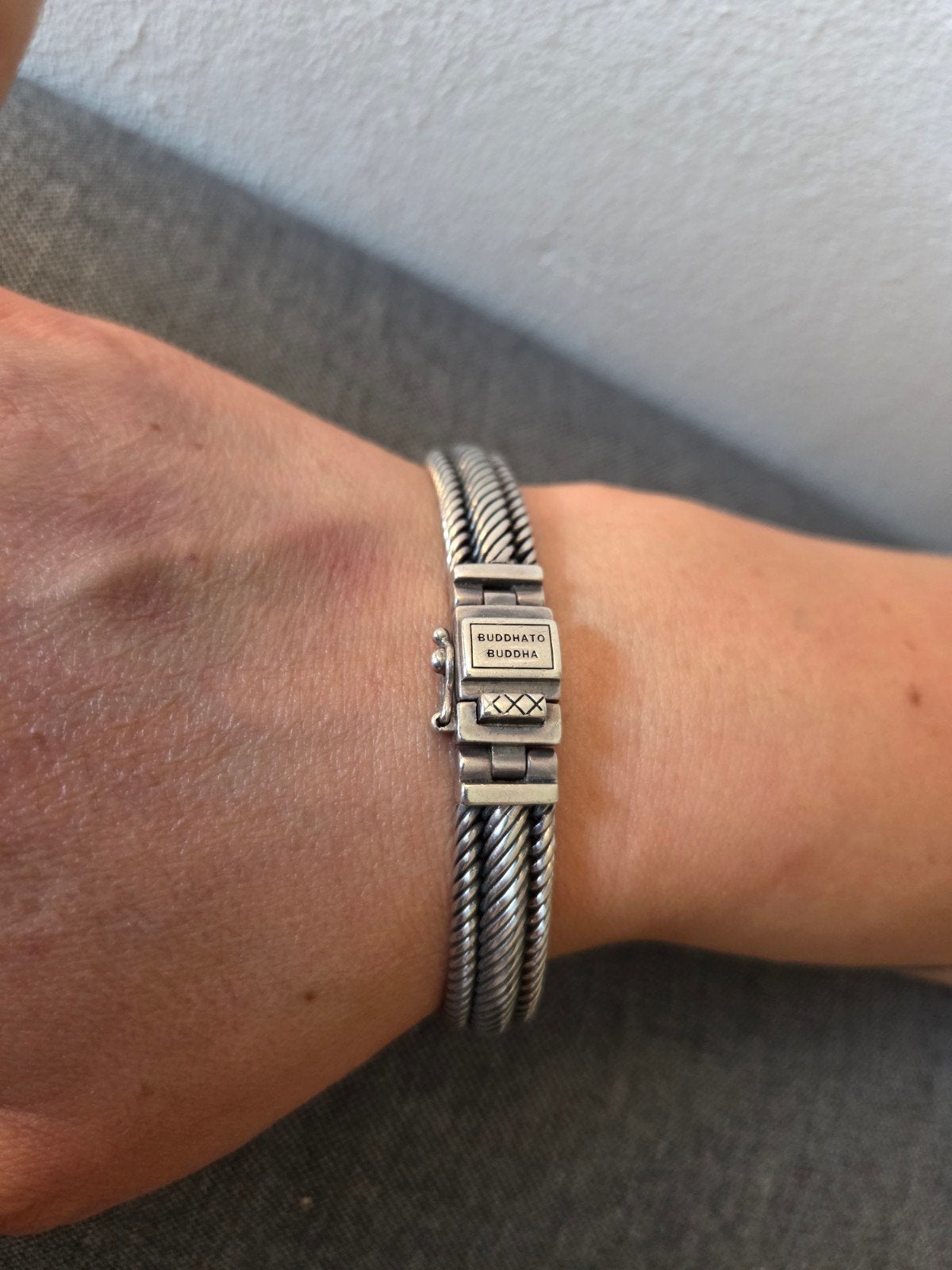 Buddha to buddha armband, Ophalen, Gebruikt, Zilver, Zilver