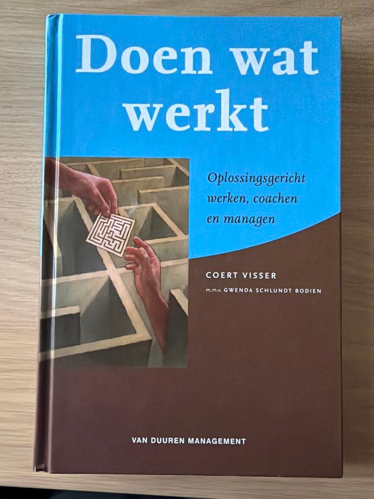 Doen wat werkt - Oplossingsgericht werken, coachen en manage, Ophalen of Verzenden, Zo goed als nieuw