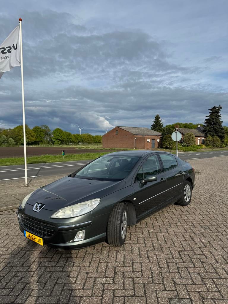 Peugeot 407 1.8 16V 2008 Grijs, Auto's, 125 pk, 4 cilinders, 1749 cc, Origineel Nederlands