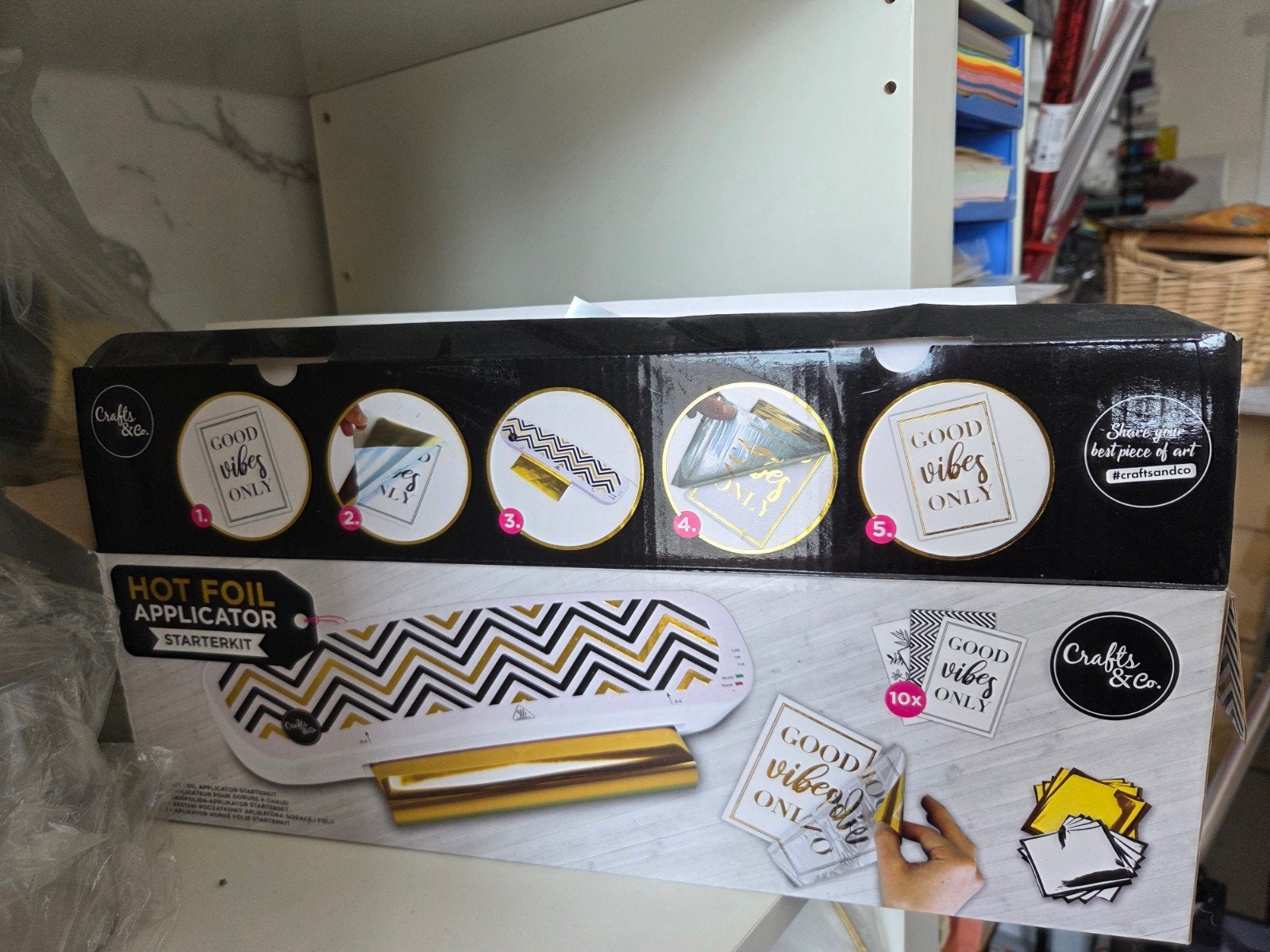 Hot Foil Applicator Starterkit - Crafts & Co, Meerkleurig, Ophalen of Verzenden, Zo goed als nieuw, Kunststof