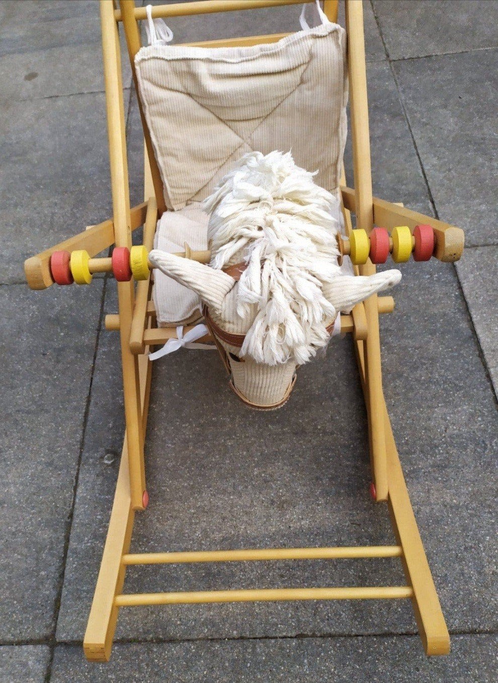 Vintage hobbelpaard met inklapbare functie, Kinderen en Baby's, Ophalen, Gebruikt, Overige typen
