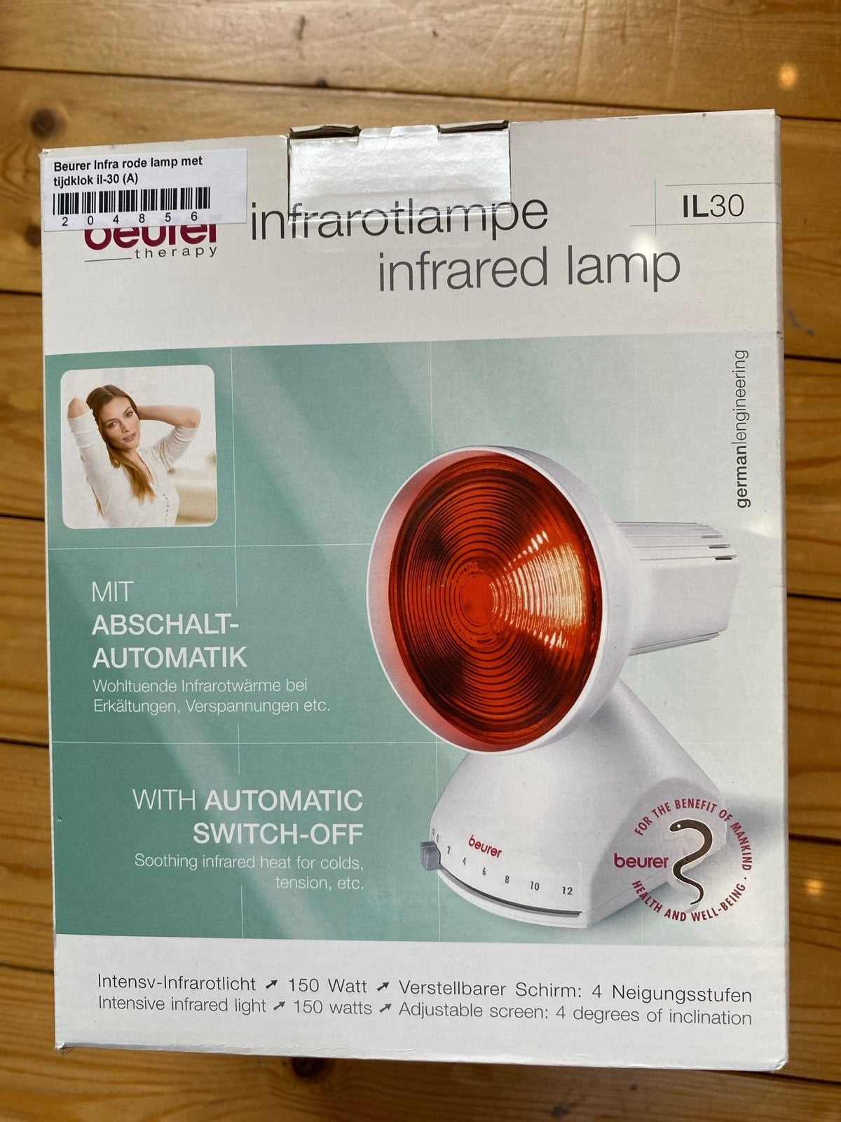 Beurer Infraroodlamp IL30 - Ontspanning en Welzijn, Ophalen, Zo goed als nieuw, Overige typen