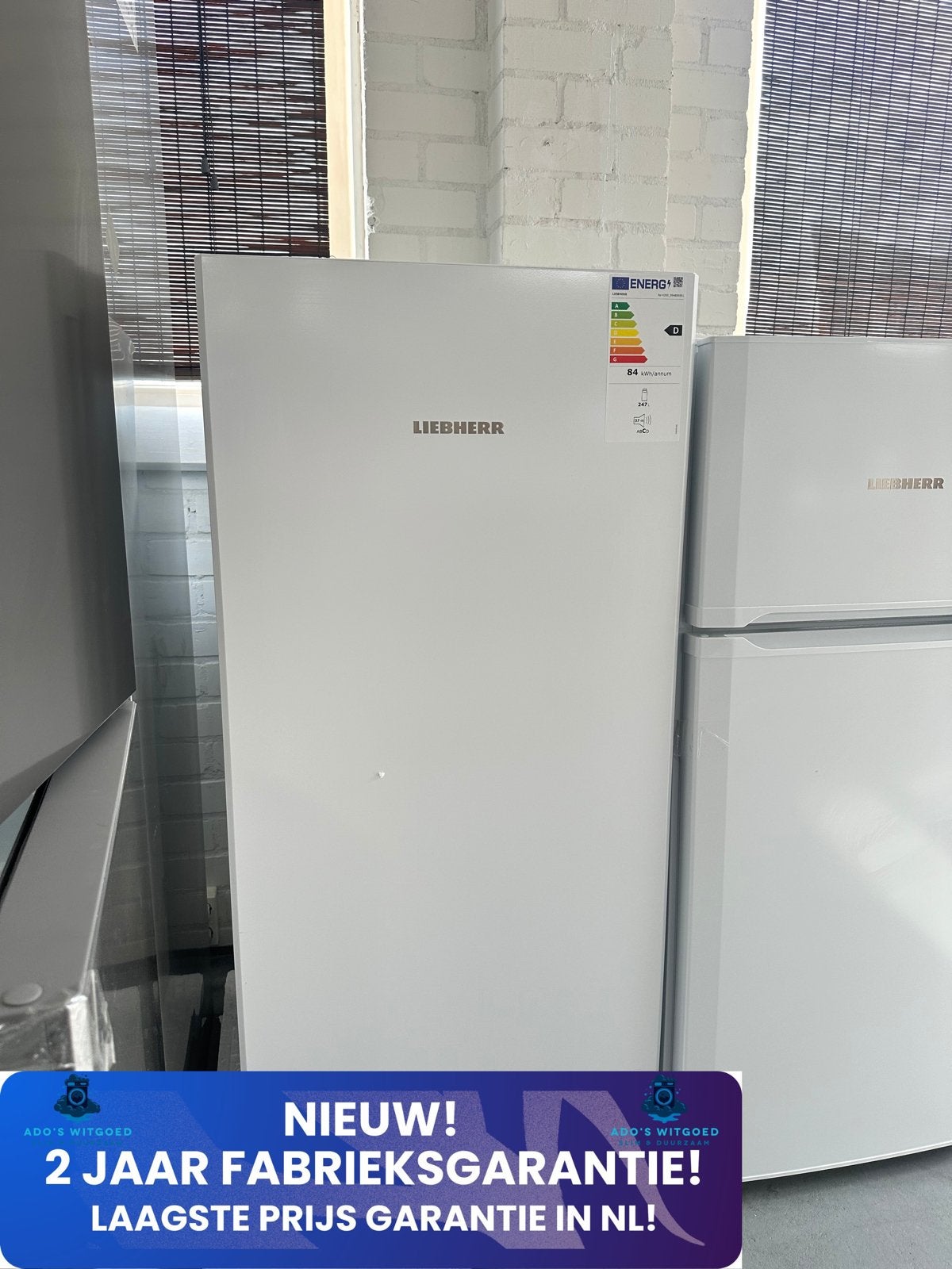 LIEBHERR KOELKAST VRIJSTAAND PowerCooling EasyFresh, Witgoed en Apparatuur, Zonder vriesvak, 200 liter of meer, Info@adoswitgoed.nl