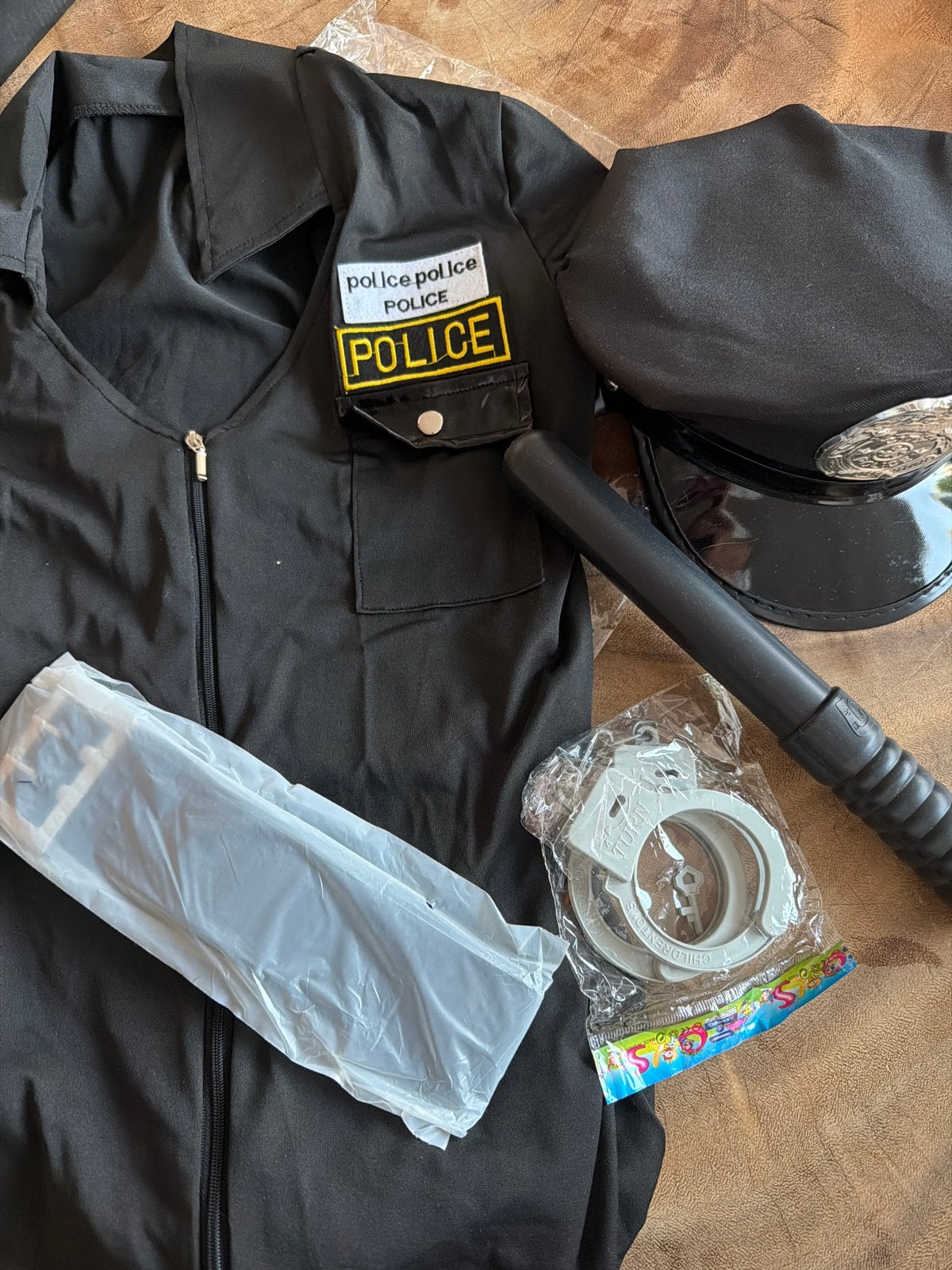 Politie pakje / Broek rokje, Maat 38/40 (M), Carnaval, Ophalen of Verzenden, Zo goed als nieuw