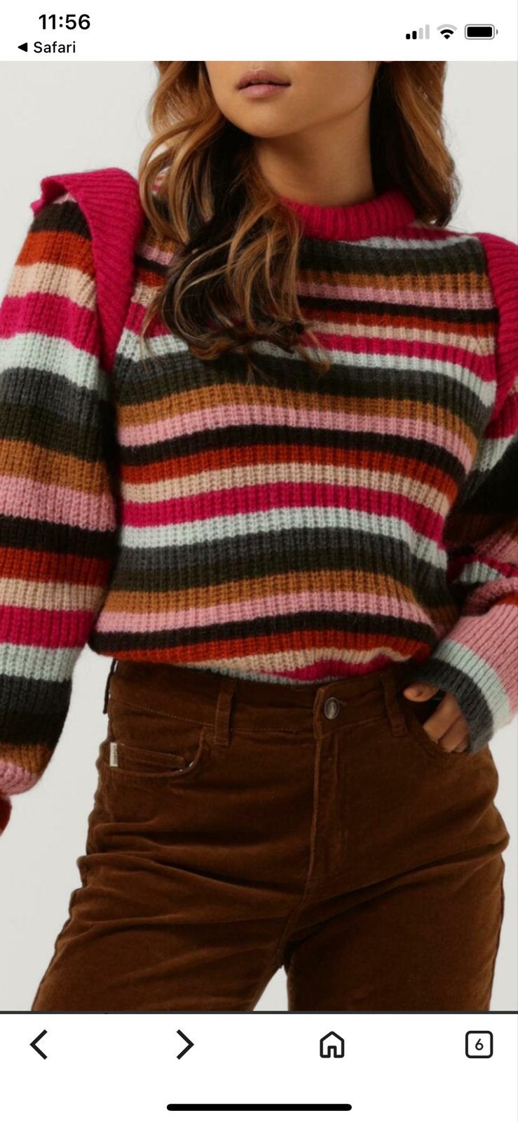 Nieuwe Fabienne Chapot trui met kleurrijke strepen, Ophalen of Verzenden, Nieuw, Maat 38/40 (M), Meerkleurig
