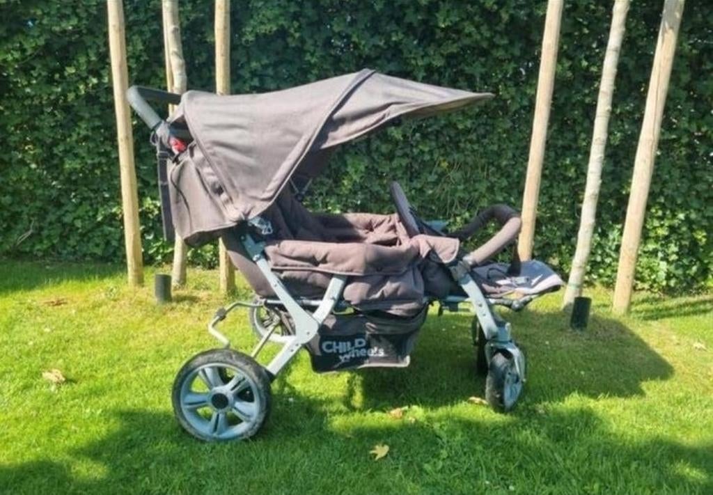 Childwheels triplet drieling buggy, Ophalen, Gebruikt