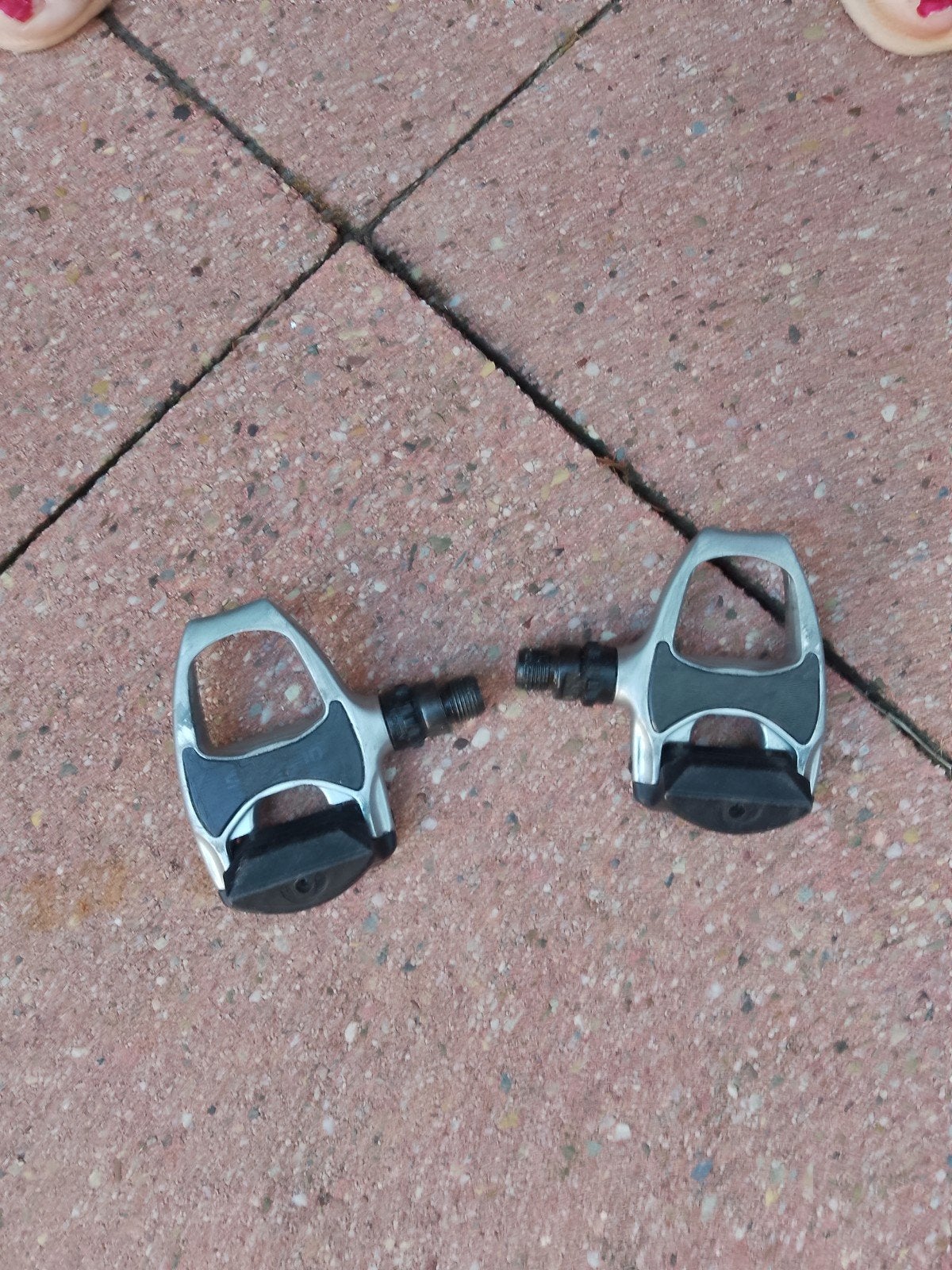 Shimano klikpedalen, Gebruikt, Racefiets, Aluminium, Shimano