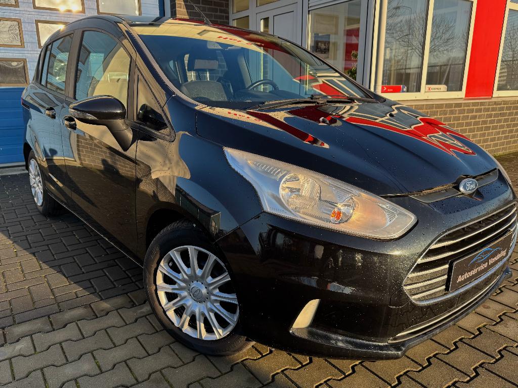 B-Max *AIRCO *HOGE INSTAP *NAP *nieuwe distributie riem, Auto's, Ford, Voorwielaandrijving, 750 kg, 100 pk, Zwart