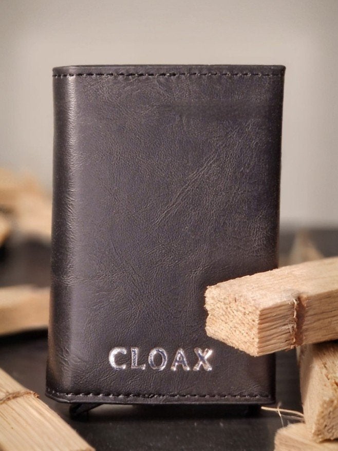 Cloax portemonnee, zwart, Verzenden, Nieuw, Zwart