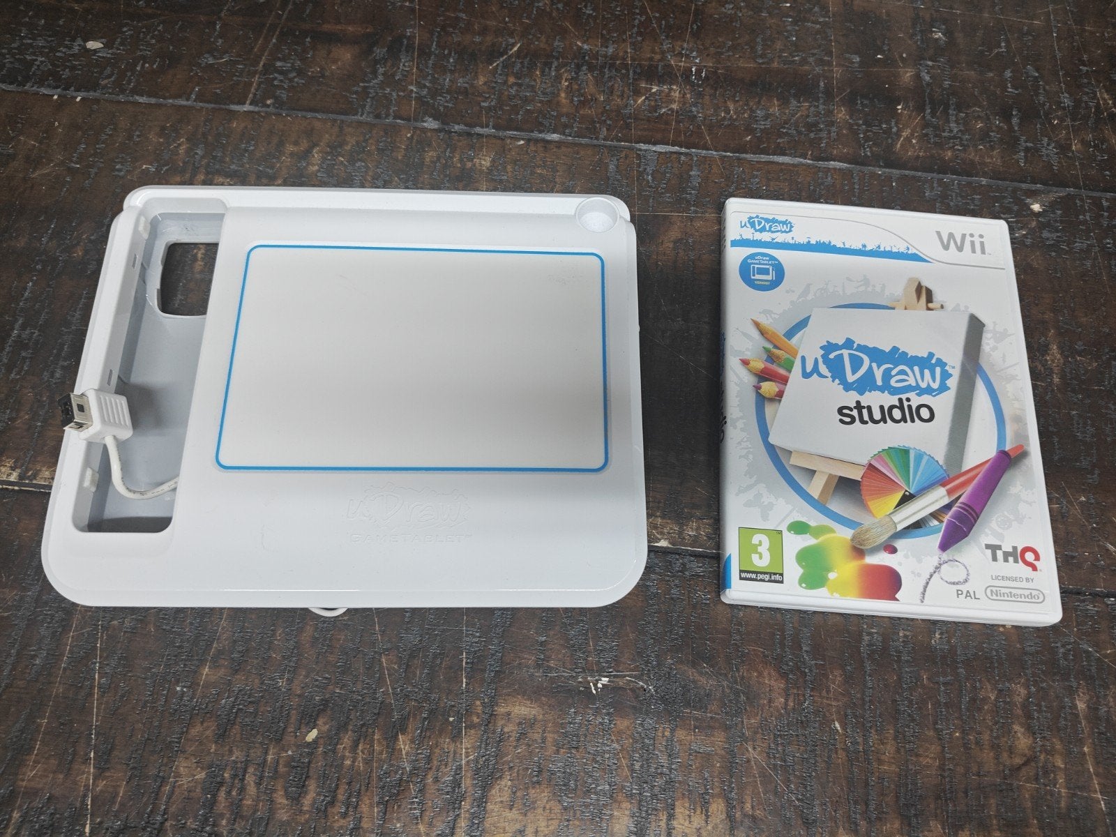 uDraw Studio met Tekentablet voor Nintendo Wii, Puzzel en Educatief, THQ, 1 speler, Onbekend