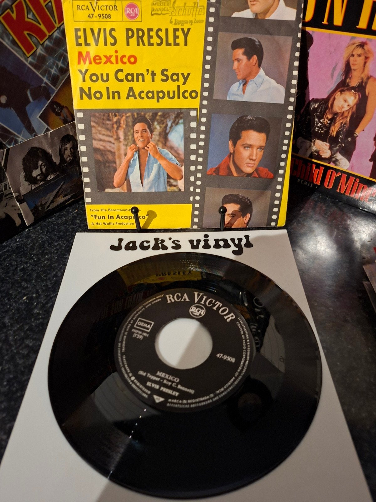 Elvis Presley - Mexico / 1964, Gebruikt, 7 inch, Ophalen of Verzenden, Fotohoes